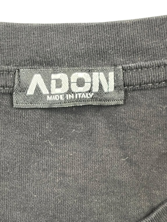 ADON T-SHIRT SNEAKER GRAPHIC PRINT ΜΑΥΡΟ UNISEX M