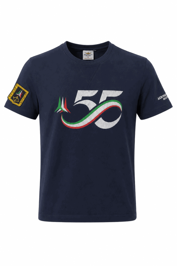 AERONAUTICA MILITARE GRAPHIC TEE VINTAGE NAVY ΑΝΤΡΙΚΟ PRE OWNED S