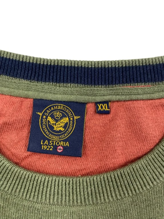 AERONAUTICA MILITARE ΠΛΕΚΤΗ ΜΠΛΟΥΖΑ CASUAL ΛΑΔΙ ΑΝΔΡΙΚΗ XXL