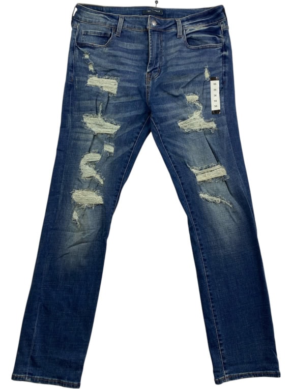 AEROPOSTALE Jeans Pants SLIM Distressed Blue Men’s L (W36)
