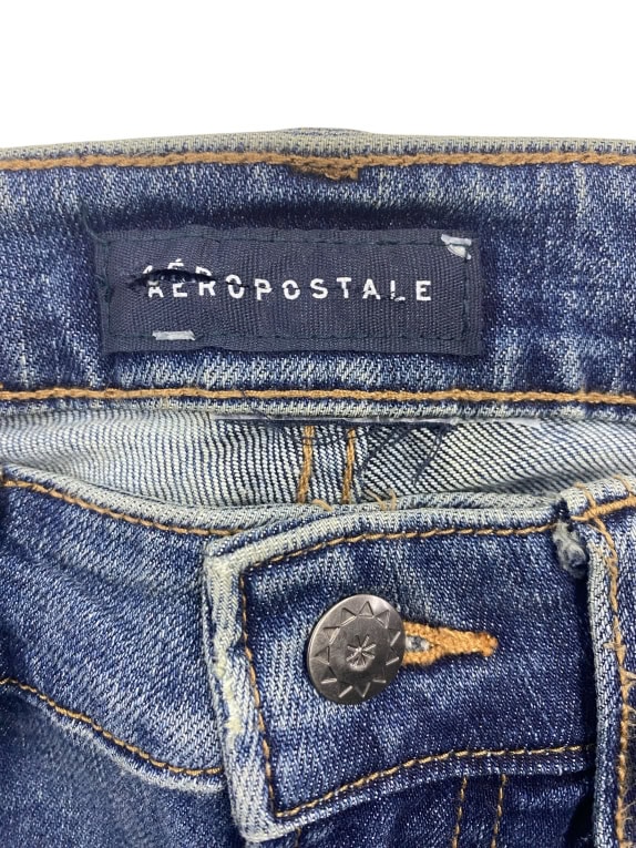 AEROPOSTALE ΠΑΝΤΕΛΟΝΙ DENIM CASUAL WOVEN LOGO LABEL ΜΠΛΕ ΑΝΔΡΙΚΟ M