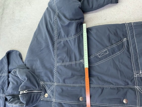 90s LOTTO  JACKET UTILITY NAVY MENS PRE OWNED XL