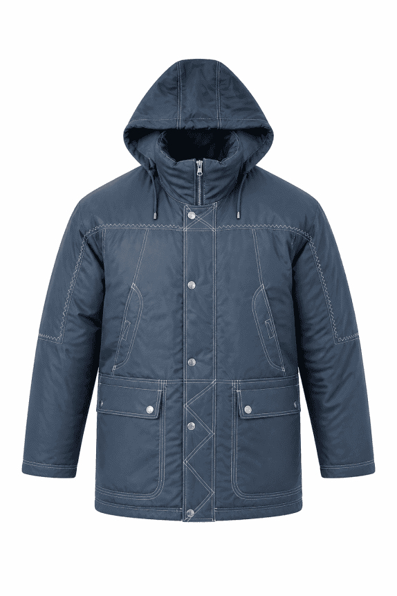 90s LOTTO  JACKET UTILITY NAVY MENS PRE OWNED XL