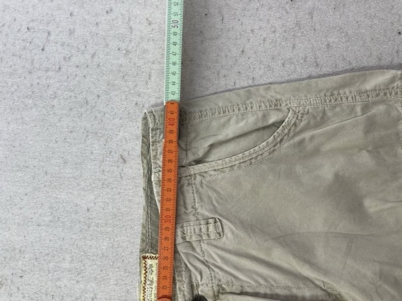 ALPHA INDUSTRIES CARGO SHORTS UTILITY STONE GREY MENS PRE OWNED L
