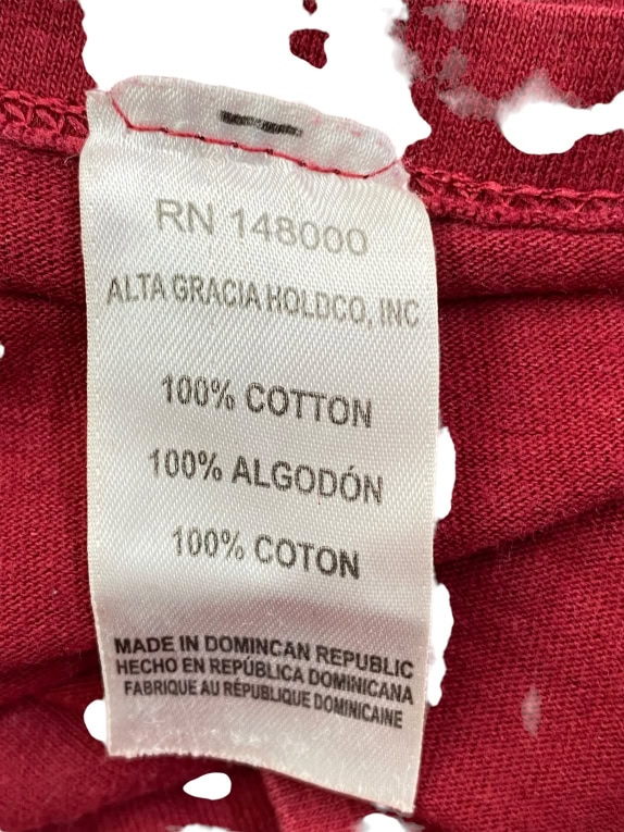 ALTA GRACIA INDIANA UNIVERSITY T-SHIRT ΜΠΟΡΝΤΟ UNISEX XL