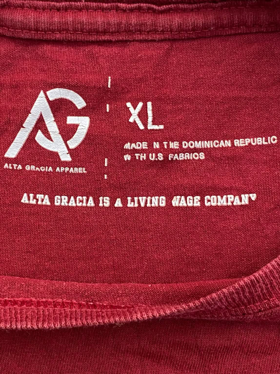 ALTA GRACIA INDIANA UNIVERSITY T-SHIRT ΜΠΟΡΝΤΟ UNISEX XL