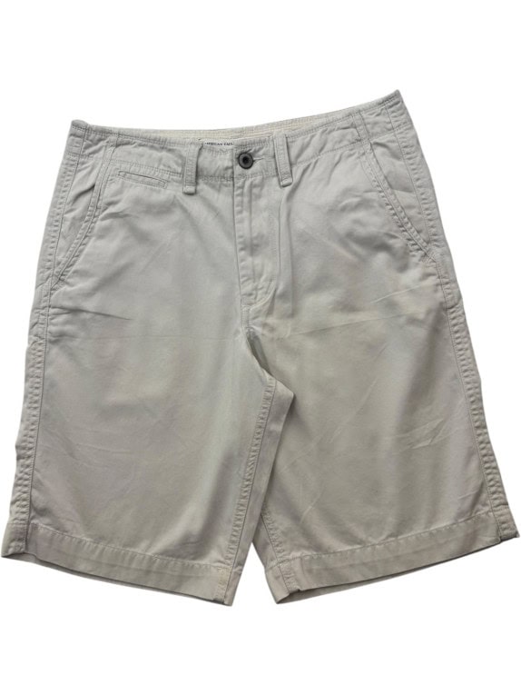 AMERICAN EAGLE ΒΕΡΜΟΥΔΑ MINIMAL BEIGE ΑΝΤΡΙΚΟ PRE OWNED XL