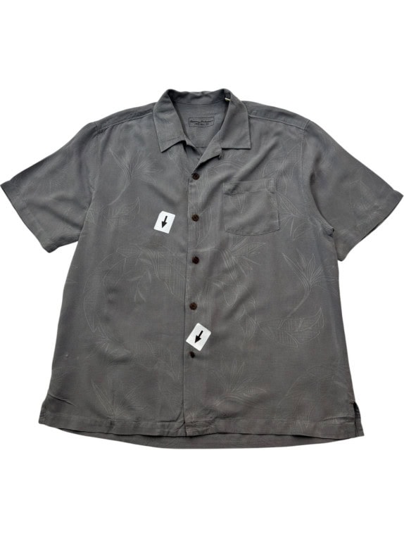ΑΝΔΡΙΚΟ ΠΟΥΚΑΜΙΣΟ HAWAIIAN ΓΚΡΙ PRE OWNED