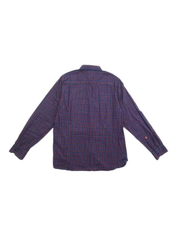 Men’s Timberland Plaid Shirt Blue-Red Size XL