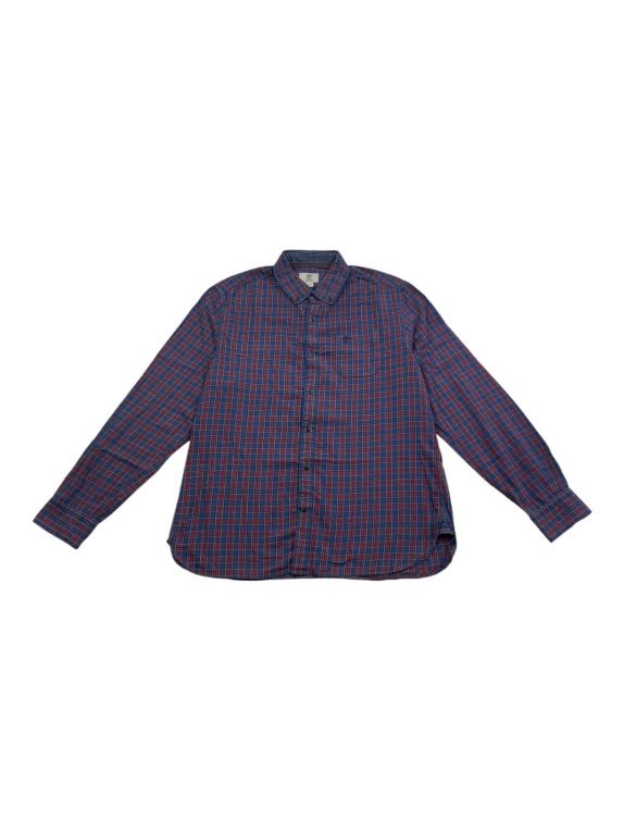 Men’s Timberland Plaid Shirt Blue-Red Size XL