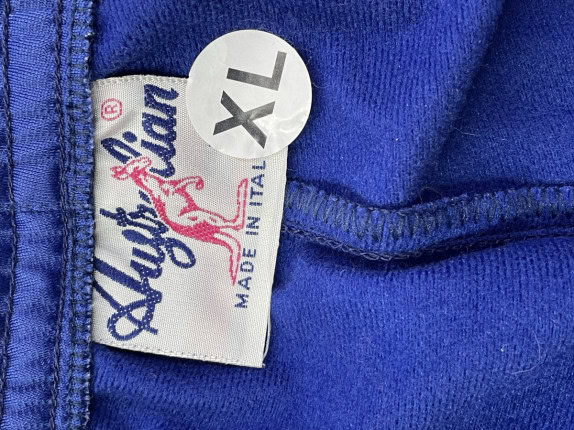 AUSTRALIAN PANTALONI TRACK SPORTSWEAR BLU UOMO PRE OWNED XL