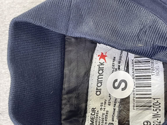 ARAMARK BOMBER JACKET WORKWEAR NAVY ΑΝΤΡΙΚΟ PRE OWNED S