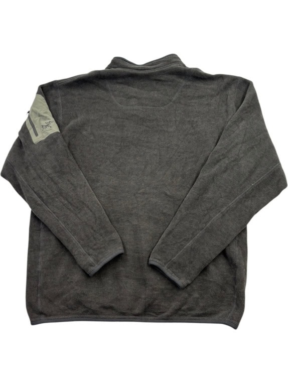 ARC TERYX HALF ZIP FLEECE MINIMAL CHARCOAL MENS PRE OWNED L