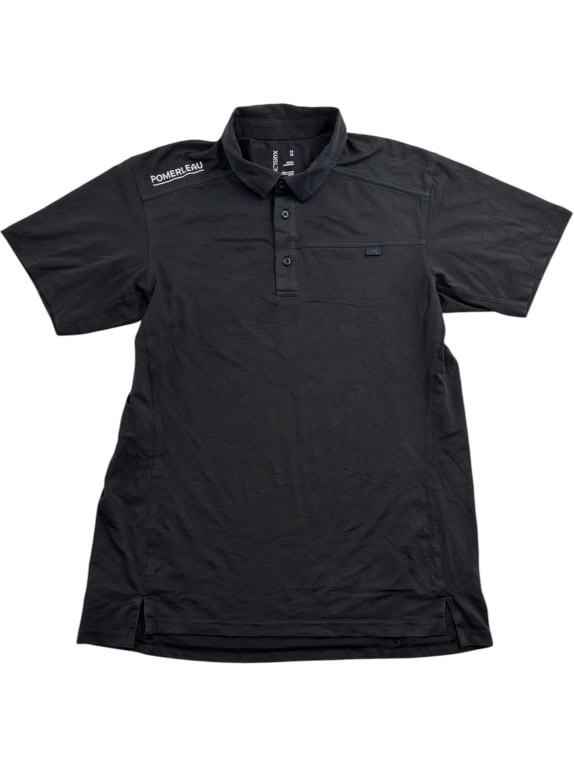 ARC'TERYX POLO SHIRT SHOULDER LOGO BLACK UNISEX M