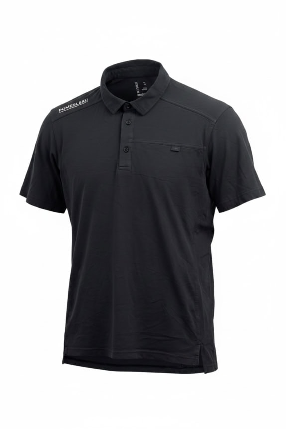 ARC\'TERYX Polo con logo sulla spalla nera unisex M