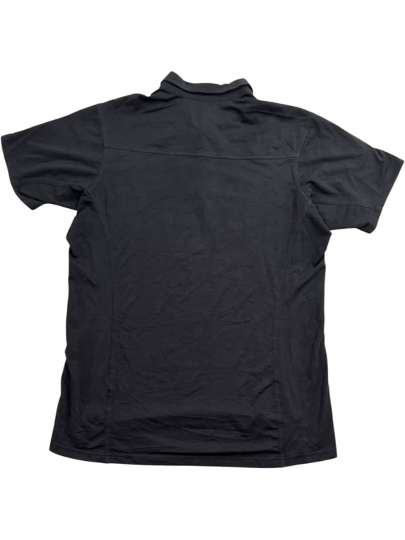 ARC'TERYX POLO SHIRT SHOULDER LOGO BLACK UNISEX M
