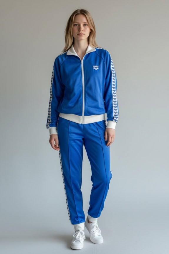 ARENA ΦΟΡΜΑ ΣΕΤ VINTAGE ΜΕ ΛΟΓΟΤΥΠΟ ΜΠΛΕ/ΛΕΥΚΟ UNISEX L