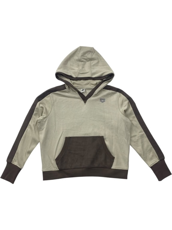 Arena Φούτερ Hoodie Vintage Logo Μπεζ Ανδρικό S