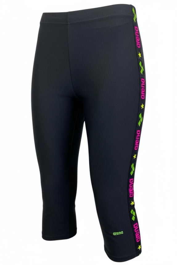 ARENA CAPRI LEGGINGS VINTAGE SIDE LOGO BLACK WOMEN S
