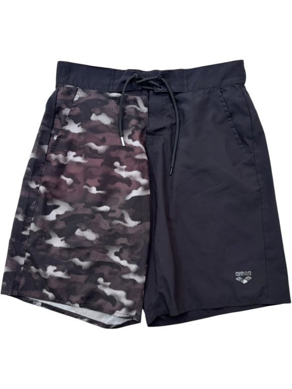 ARENA BOARD SHORTS ATHLETIC BLACK CAMO MENS PRE OWNED