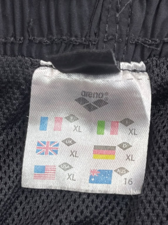 ARENA ΣΟΡΤΣ ΜΑΥΡΟ UNISEX XL