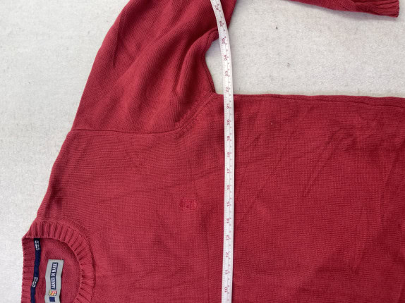 90s ARMATA DI MARE ΠΛΕΚΤΟ ΜΙΝΙΜAL ΚΟΚΚΙΝΟ ΑΝΤΡΙΚΟ PRE OWNED L