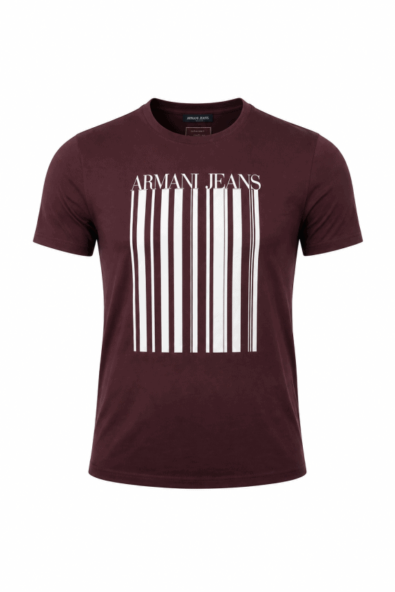 ARMANI JEANS GRAPHIC TEE ΜΠΟΡΝΤΟ ΑΝΤΡΙΚΟ PRE OWNED L