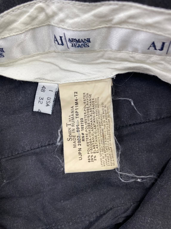 ARMANI JEANS ΠΑΝΤΕΛΟΝΙ CASUAL LOGO ΜΑΥΡΟ ΑΝΔΡΙΚΟ M
