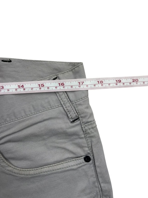 Armani Jeans Παντελόνι Casual Minimal Logo Μπεζ Γυναικείο L