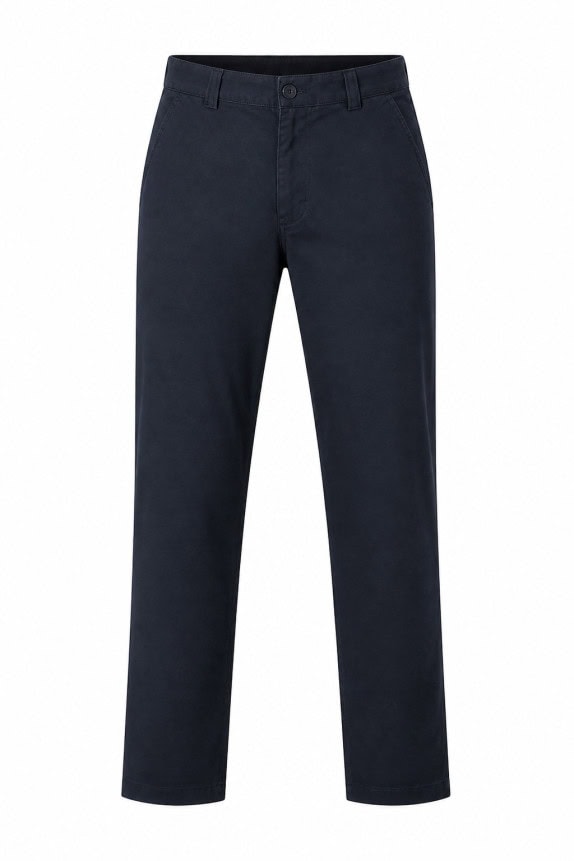 ARMANI JEANS ΠΑΝΤΕΛΟΝΙ CHINO MINIMAL ΣΚΟΥΡΟ ΜΠΛΕ ΑΝΤΡΙΚΟ PRE OWNED M