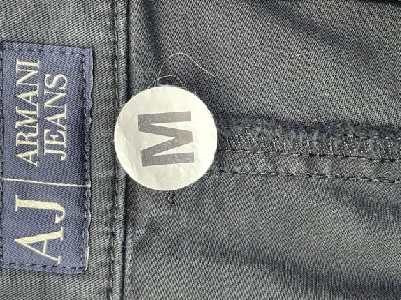 ARMANI JEANS ΠΑΝΤΕΛΟΝΙ CHINO MINIMAL ΣΚΟΥΡΟ ΜΠΛΕ ΑΝΤΡΙΚΟ PRE OWNED M