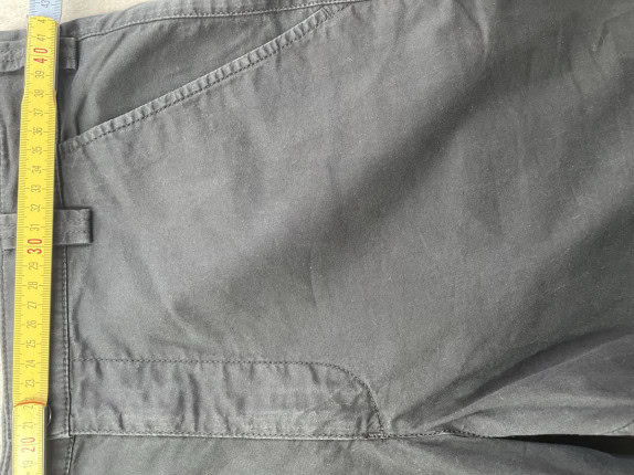 ARMANI JEANS ΠΑΝΤΕΛΟΝΙ CHINO MINIMAL ΣΚΟΥΡΟ ΜΠΛΕ ΑΝΤΡΙΚΟ PRE OWNED M