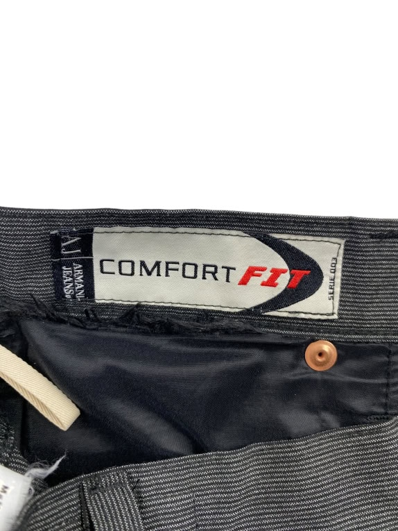 ARMANI JEANS ΠΑΝΤΕΛΟΝΙ COMFORT FIT ΜΕ ΜΕΤΑΛΛΙΚΟ ΛΟΓΟΤΥΠΟ ΓΚΡΙ ΑΝΔΡΙΚΟ S