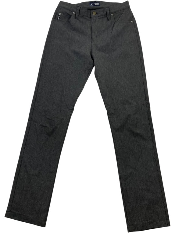 ARMANI JEANS ΠΑΝΤΕΛΟΝΙ COMFORT FIT ΜΕ ΜΕΤΑΛΛΙΚΟ ΛΟΓΟΤΥΠΟ ΓΚΡΙ ΑΝΔΡΙΚΟ S