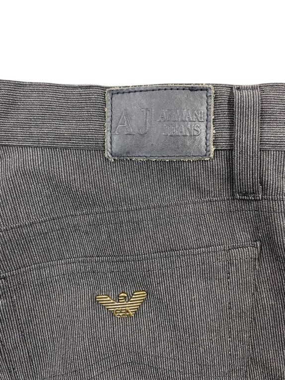 ARMANI JEANS ΠΑΝΤΕΛΟΝΙ COMFORT FIT ΜΕ ΜΕΤΑΛΛΙΚΟ ΛΟΓΟΤΥΠΟ ΓΚΡΙ ΑΝΔΡΙΚΟ S