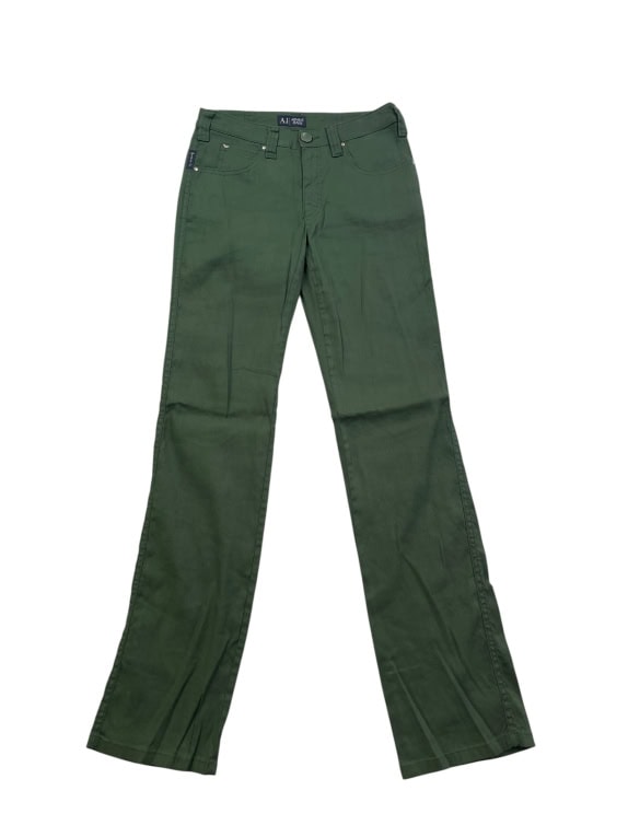 Armani Jeans Παντελόνι Flare Vintage Χακί Πράσινο Γυναικείο S