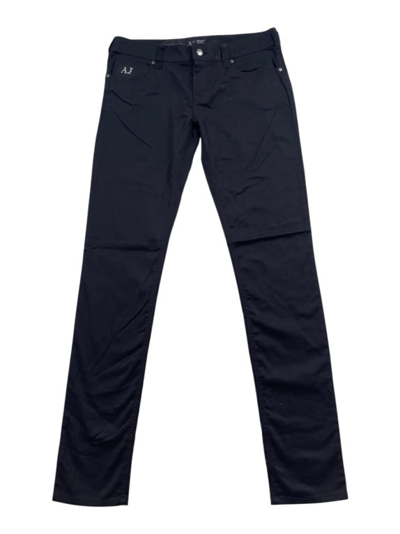 Armani Jeans Παντελόνι Slim Minimal Μαύρο Γυναικείο L