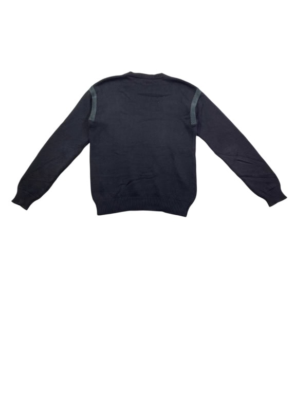 ARMANI JEANS Πλεκτό Pullover Vintage Logo Μαύρο Ανδρικό S