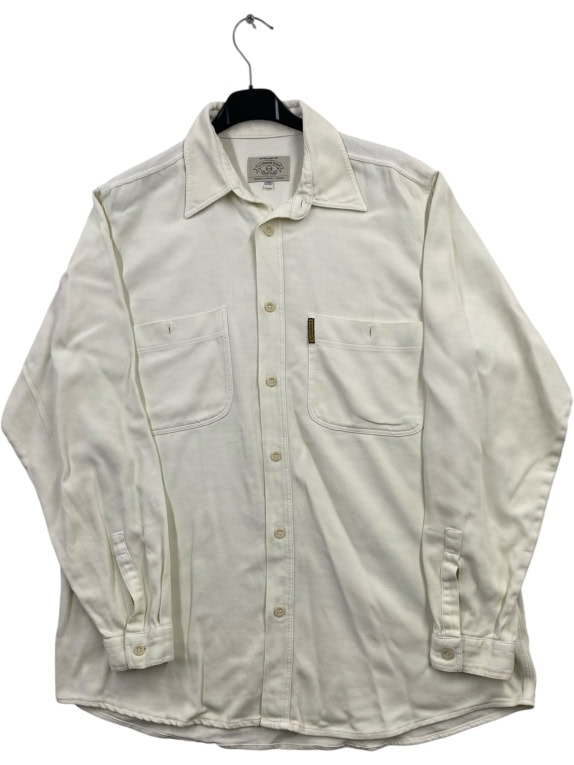 ARMANI JEANS CAMICIA VINTAGE CON LOGO BIANCA DA UOMO L