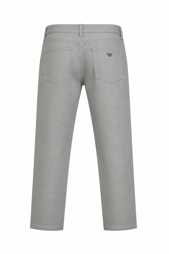 ARMANI JEANS ΤΖΙΝ ΠΑΝΤΕΛΟΝΙ MINIMAL ΓΚΡΙ ΑΝΤΡΙΚΟ PRE OWNED L