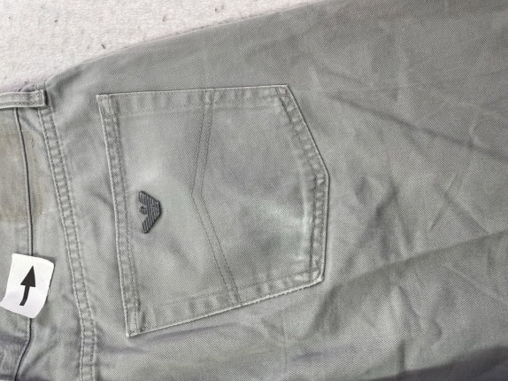 ARMANI JEANS ΤΖΙΝ ΠΑΝΤΕΛΟΝΙ MINIMAL ΓΚΡΙ ΑΝΤΡΙΚΟ PRE OWNED L