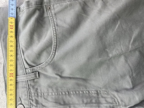 ARMANI JEANS ΤΖΙΝ ΠΑΝΤΕΛΟΝΙ MINIMAL ΓΚΡΙ ΑΝΤΡΙΚΟ PRE OWNED L
