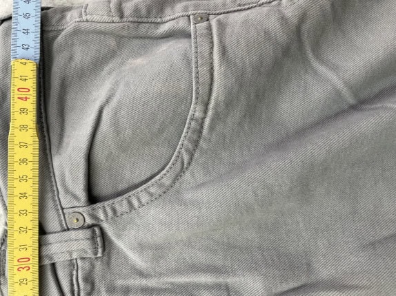 ARMANI JEANS ΤΖΙΝ ΠΑΝΤΕΛΟΝΙ MINIMAL STONE GREY UNISEX PRE OWNED L