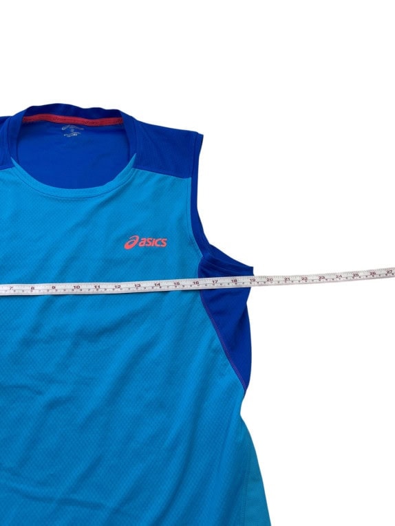 ASICS ΑΜΑΝΙΚΟ TOP SPORTSWEAR ΤΙΡΚΟΥΑΖ ΜΠΛΕ ΓΥΝΑΙΚΕΙΟ PRE OWNED