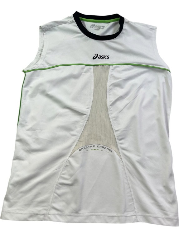 ASICS ΑΘΛΗΤΙΚΟ ΜΠΛΟΥΖΑΚΙ SLEEVELESS MINIMAL ΛΕΥΚΟ ΑΝΤΡΙΚΟ PRE OWNED M