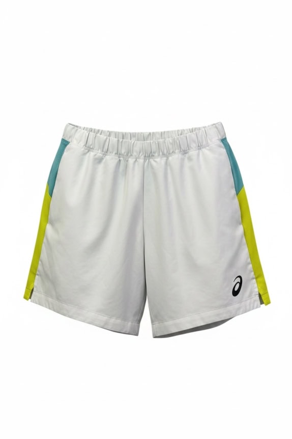 ASICS SHORTS SPORTIVI SPORTSWEAR BIANCO UOMO PRE OWNED M