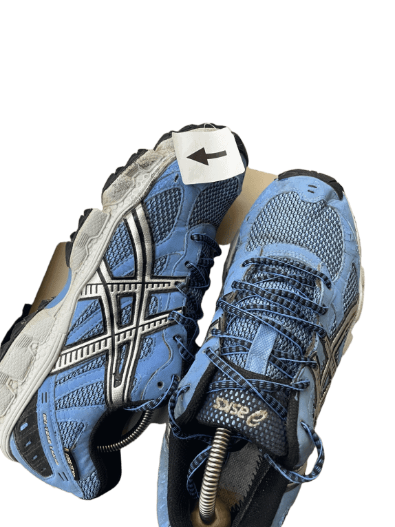 ASICS GEL TRABUCO SNEAKERS SPORTSWEAR BLU DONNA PRE OWNED EU 40.5