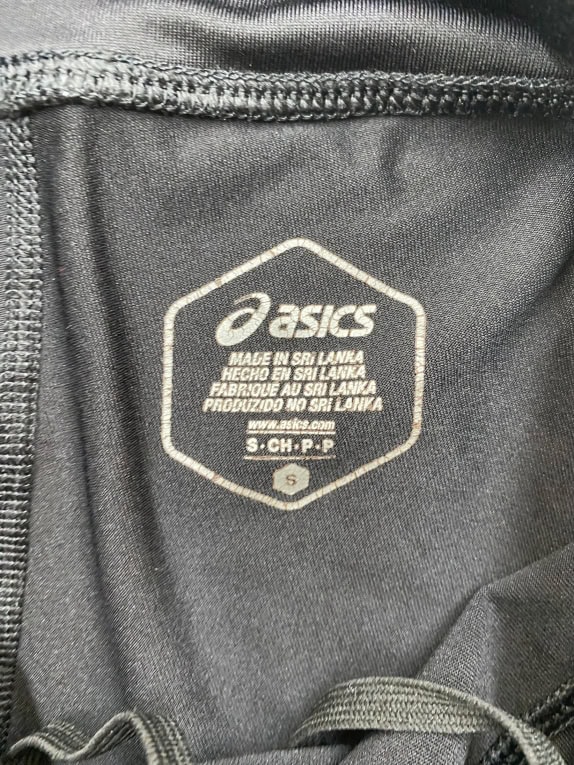 Asics Κολάν 3/4 Αθλητικό Logo Μαύρο Ανδρικό S
