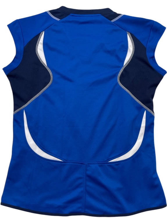 ASICS VOLLEYBALL JERSEY SPORTSWEAR BLUE WOMEN PRE OWNED S