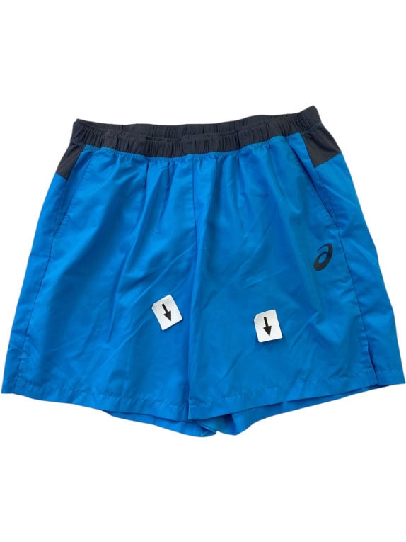 ASICS SHORTS SPORTSWEAR ΜΠΛΕ ΑΝΤΡΙΚΟ PRE OWNED L